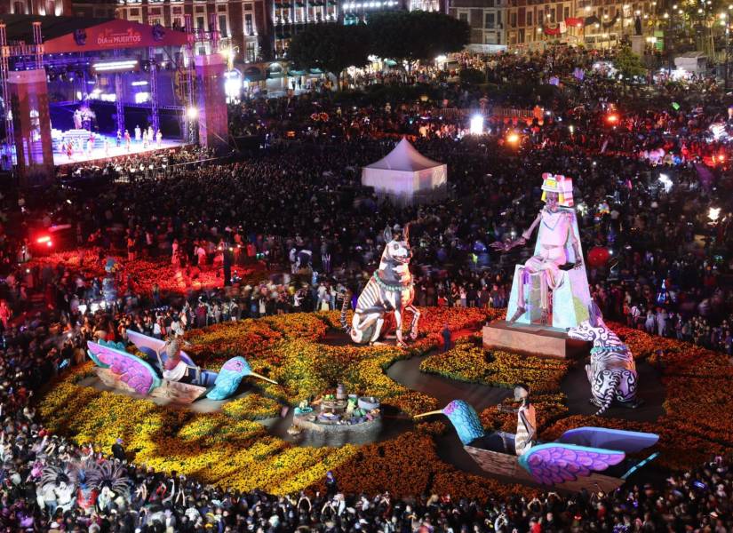 Conmemoración del Día de Muertos en México.