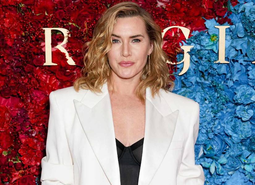 Kate Winslet en la premiere de The Regime, en New York.
