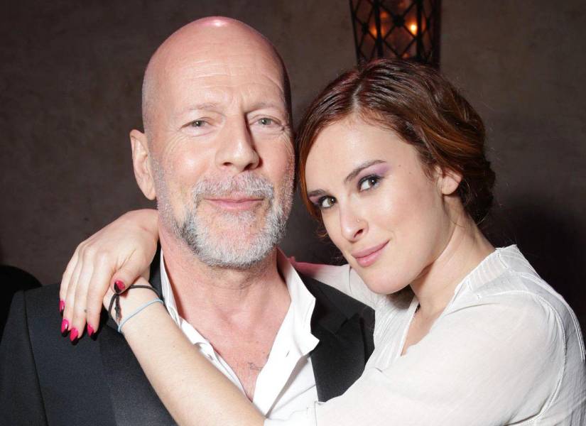 Bruce y su hija Rumer.