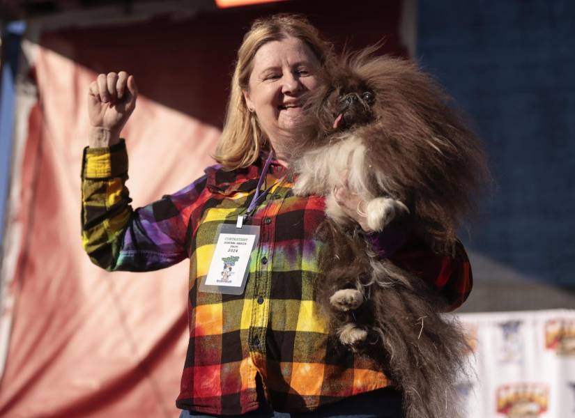 Wild Thang con su dueña Anne Lewis