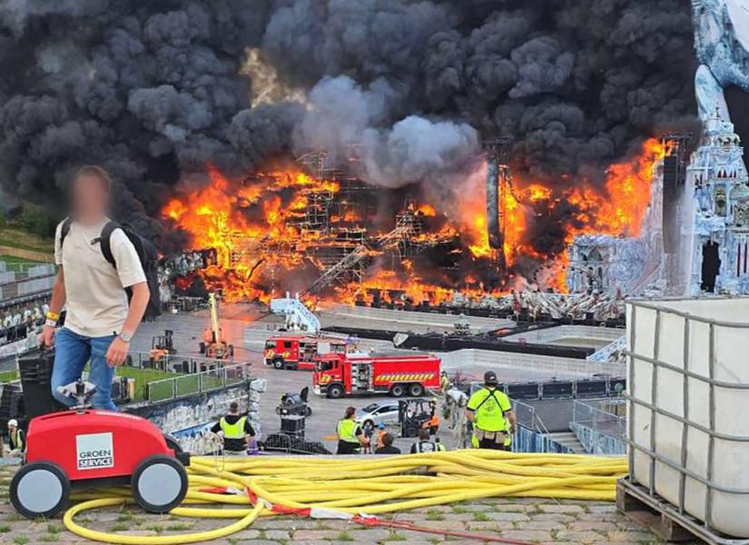 Así quedó el escenario de Tomorrowland