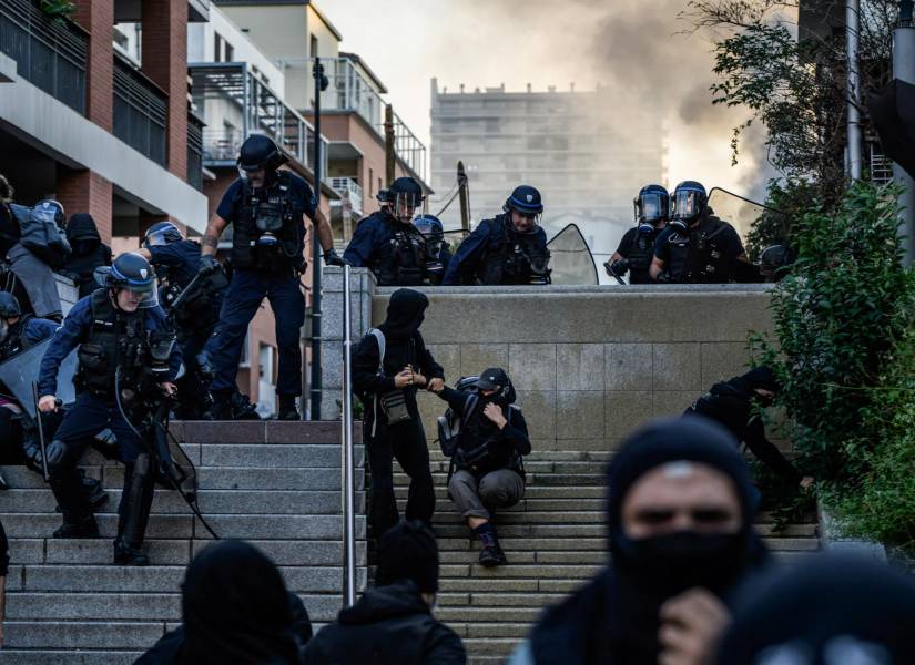 Protestas en Francia dejan cerca de 200 detenidos.