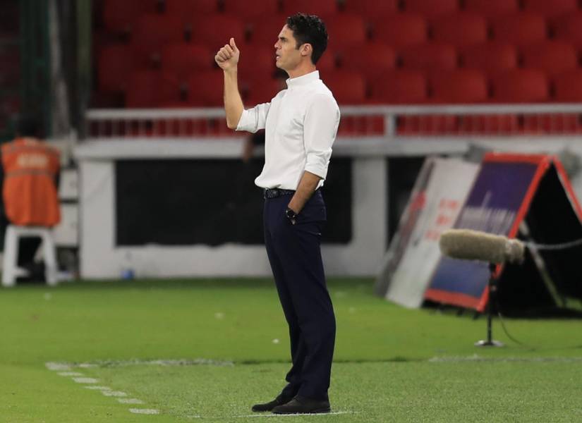 Josep Alcácer, entrenador español, dirigió a Liga de Quito ante Macará.