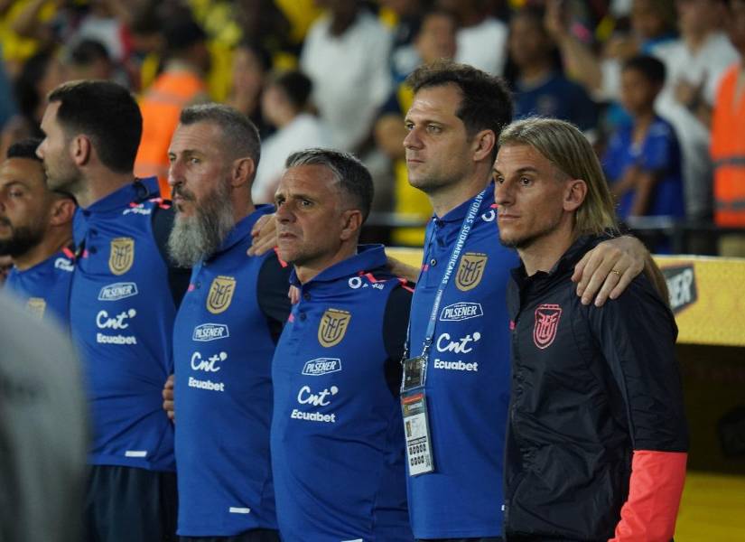 El cuerpo técnico de Sebastián Beccacece en la selección de Ecuador