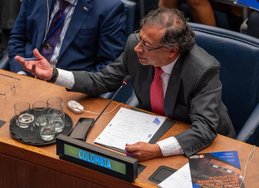 Fotografía de archivo del presidente de Colombia, Gustavo Petro, en Nueva York.