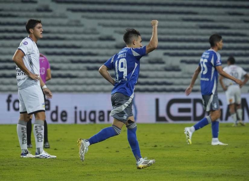 Juan Pablo Ruiz Gómez anotó el gol de la victoria de Emelec ante Delfín SC.