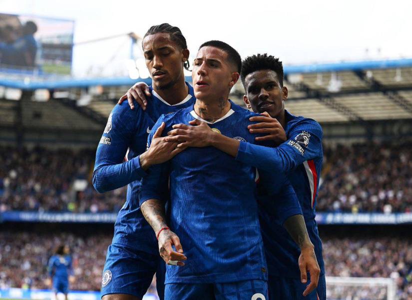 El Chelsea abrió el marcador con el gol de Enzo Fernández.