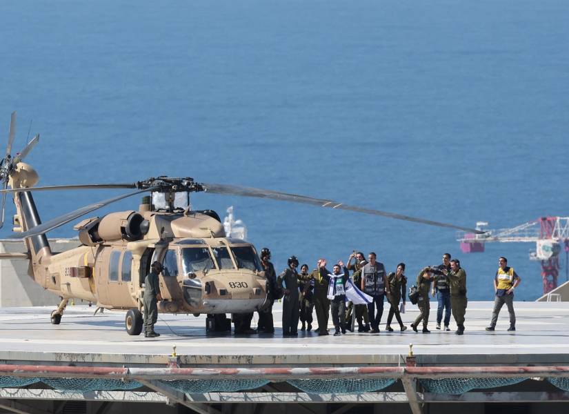 Rehenes liberados por Hamás