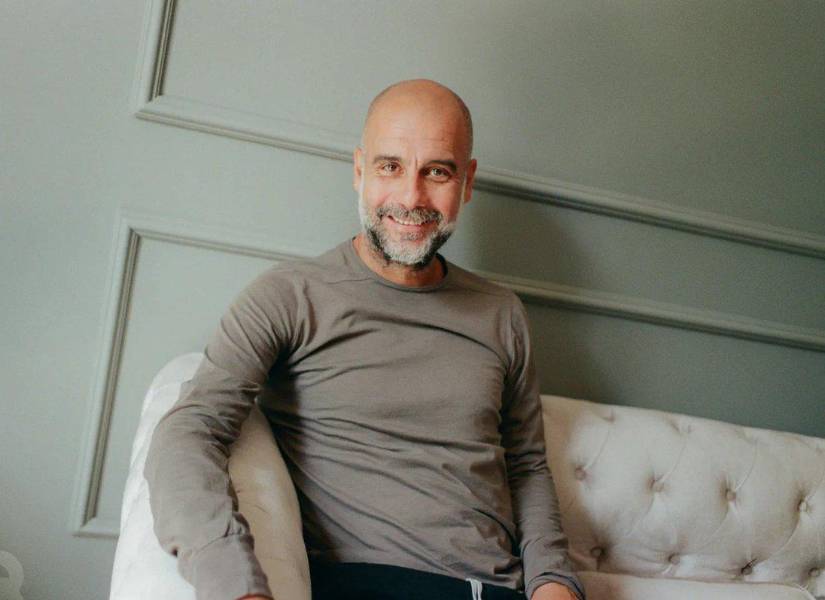 El entrenador del Manchester City, Pep Guardiola, en una entrevista con GQ