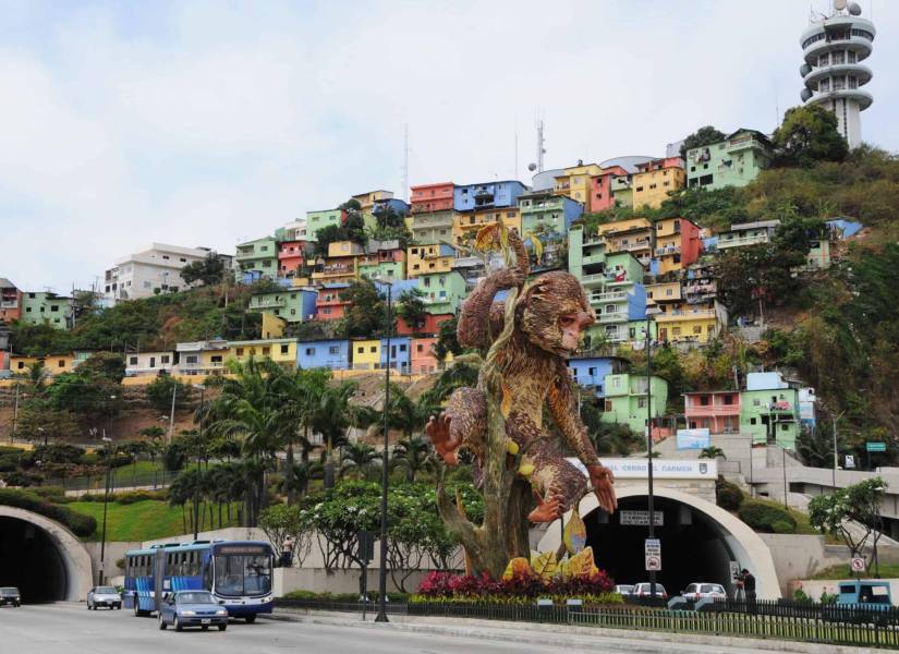 Imagen de archivo de Guayaquil, centro de la ciudad.