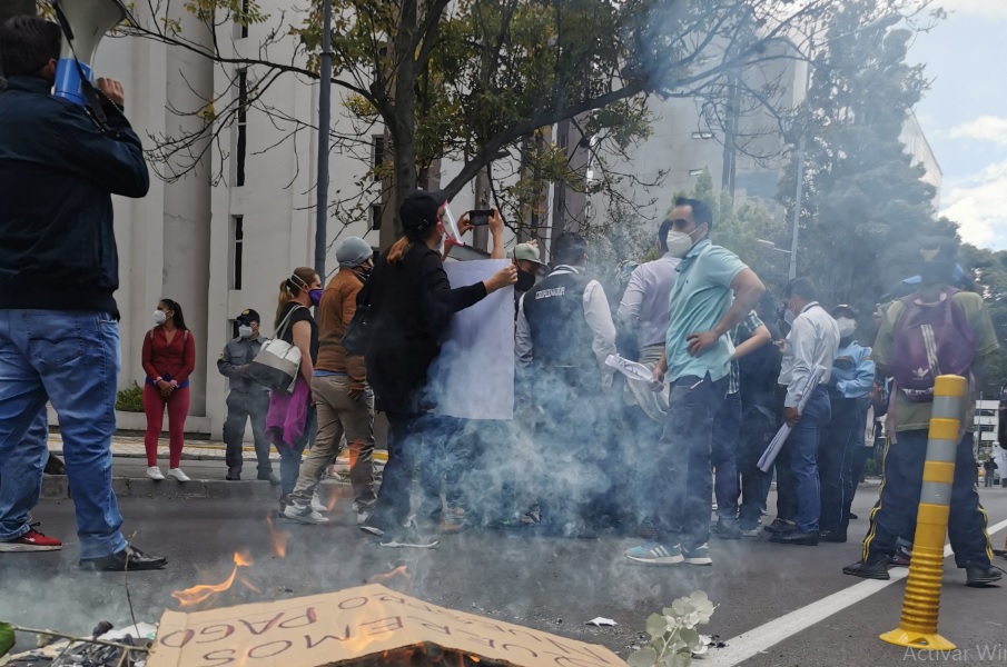 Proveedores del Estado protestan por 10 meses impagos