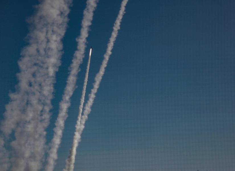 Más de 2,400 misiles se han disparado hasta ayer desde Gaza.