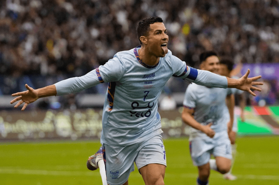 Cristiano Ronaldo marca su primer gol oficial y da un punto al Al Nassr