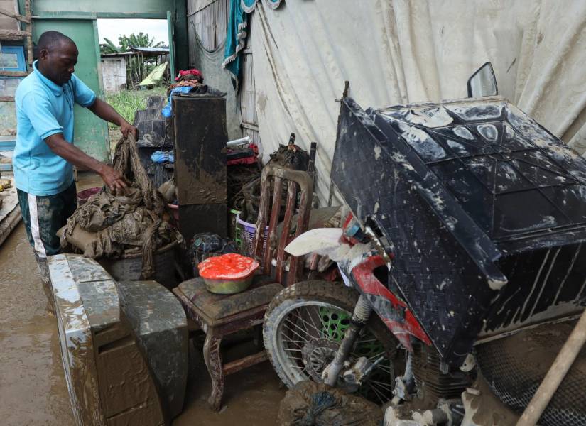 Cuatro cantones de Esmeraldas han sufrido los estragos de las lluvias.