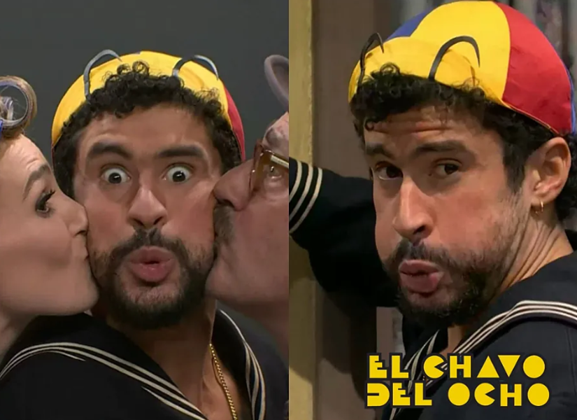 Bad Bunny participó en un sketch del Chavo del Ocho actuando como el Quico