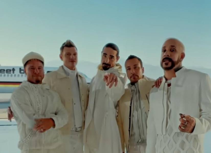 LosBackstreet Boys en el aeropuerto donde comenzó todo.