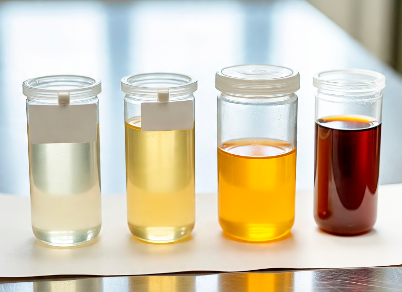 Referencia del color de la orina