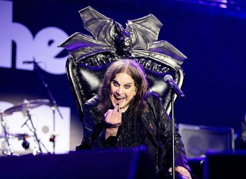 Ozzy Osbourne en su concierto de despedida.
