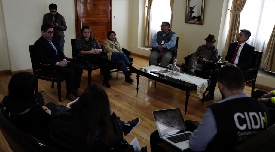 La CIDH dialogó con autoridades de Cotopaxi y Tungurahua