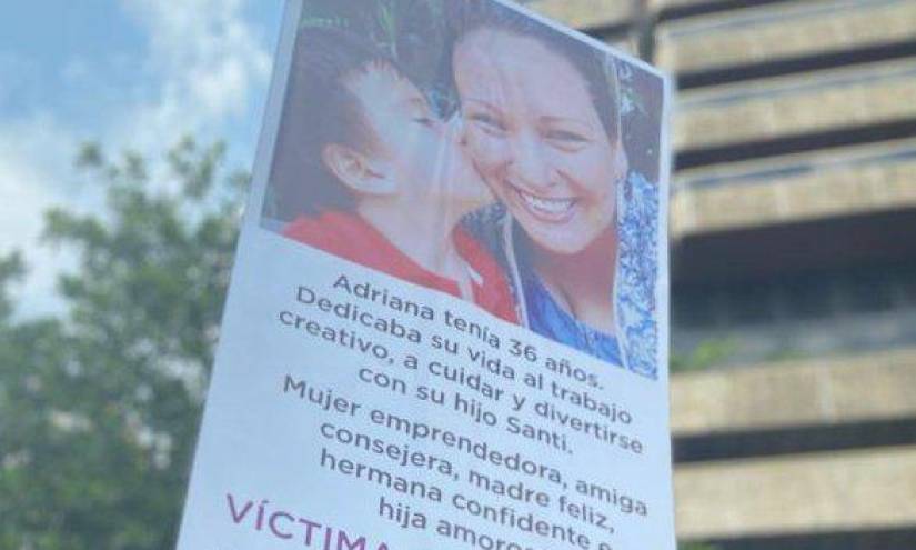 Patricia Bermúdez madre de Adriana Camacho, víctima de femicidio.