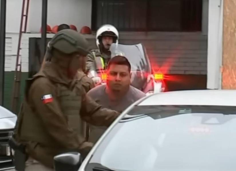 Imagen de la captura del ecuatoriano Ricardo Villón, conocido con el alias Tío Lukas.