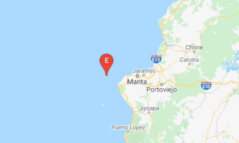 Detectan enjambre de sismos en la zona marina frente a las costas de Manabí