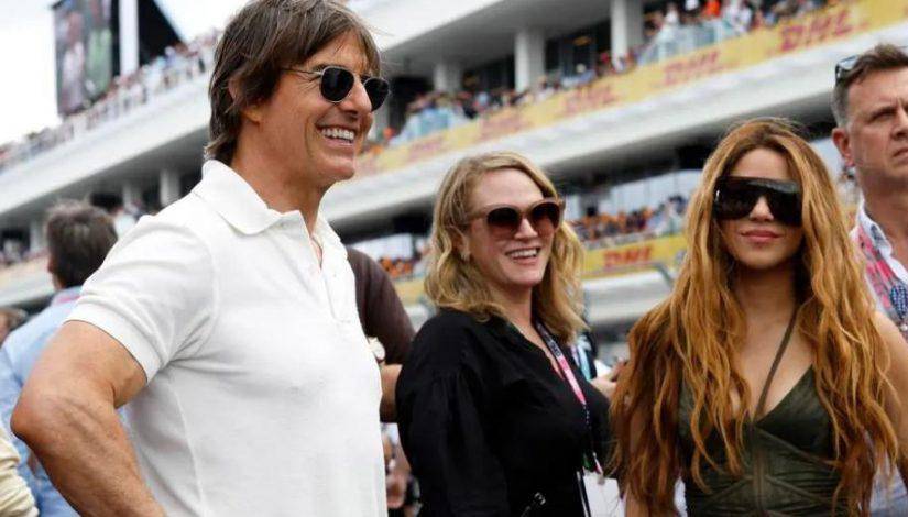 Imagen de archivo de Tom Cruise y Shakira.