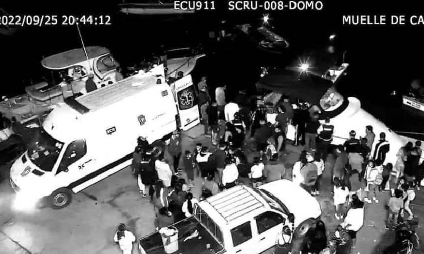 Los sobrevivientes arribaron a Puerto Ayora, en la isla Santa Cruz.