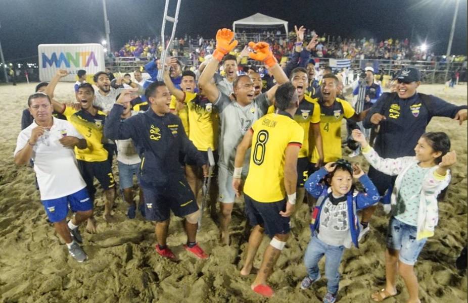 Ecuador campeón de Liga Sudamericana de fútbol playa