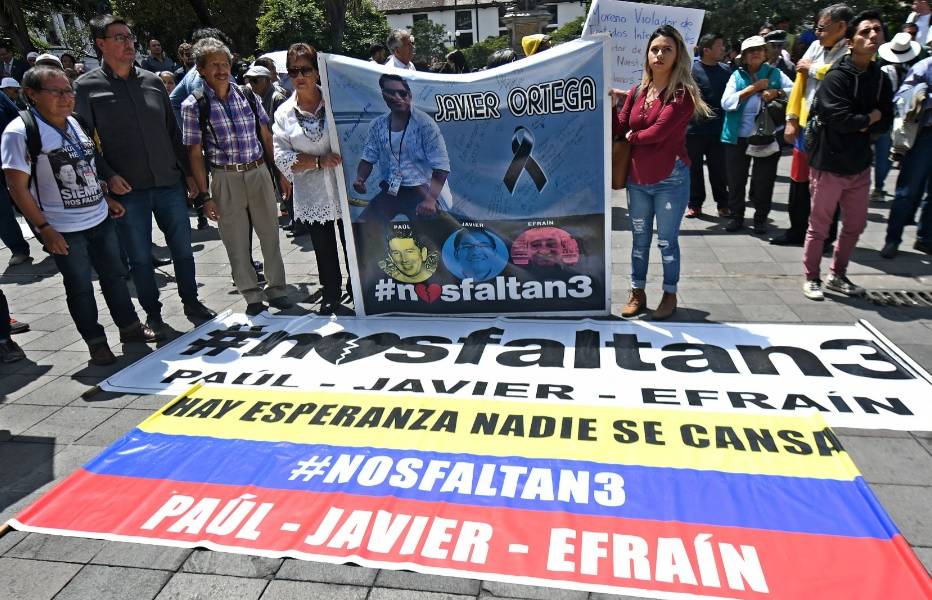 Acciones de Ecuador &quot;insuficientes&quot; en caso periodistas asesinados