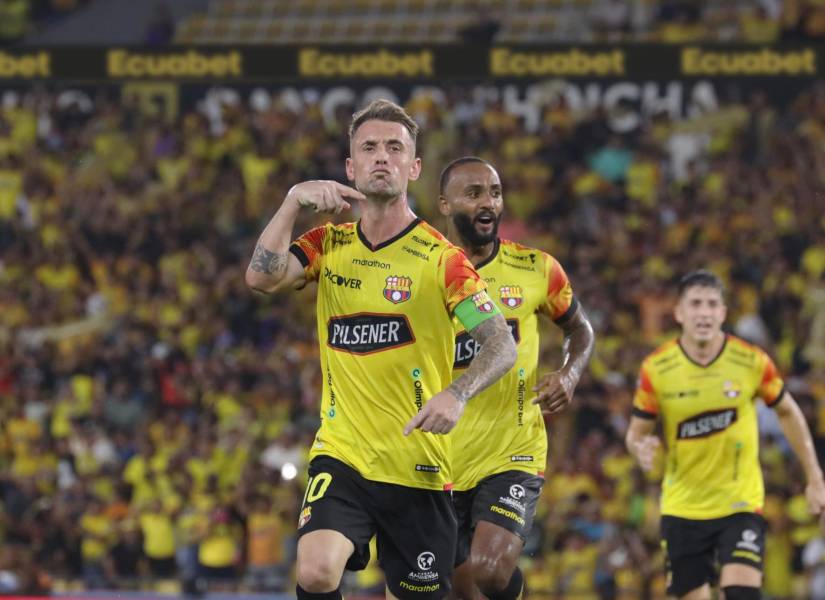 Damián Díaz fue la figura de Barcelona SC en el triunfo ante Liga de Quito.