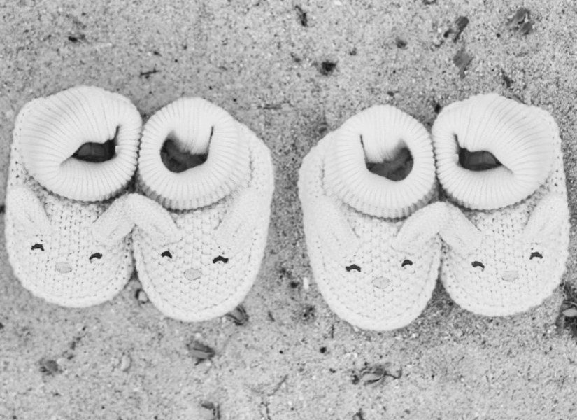 Los zapatitos de Federica y Filippa.