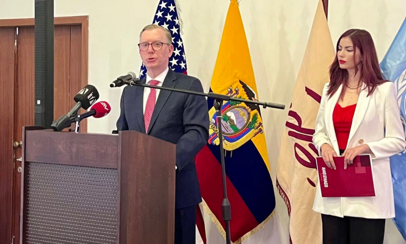 Michael J. Fitzpatrick, embajador de Estados Unidos en Ecuador.