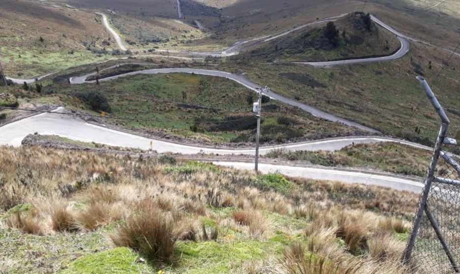 Indígenas de Tungurahua se toman las antenas del Pilisurco