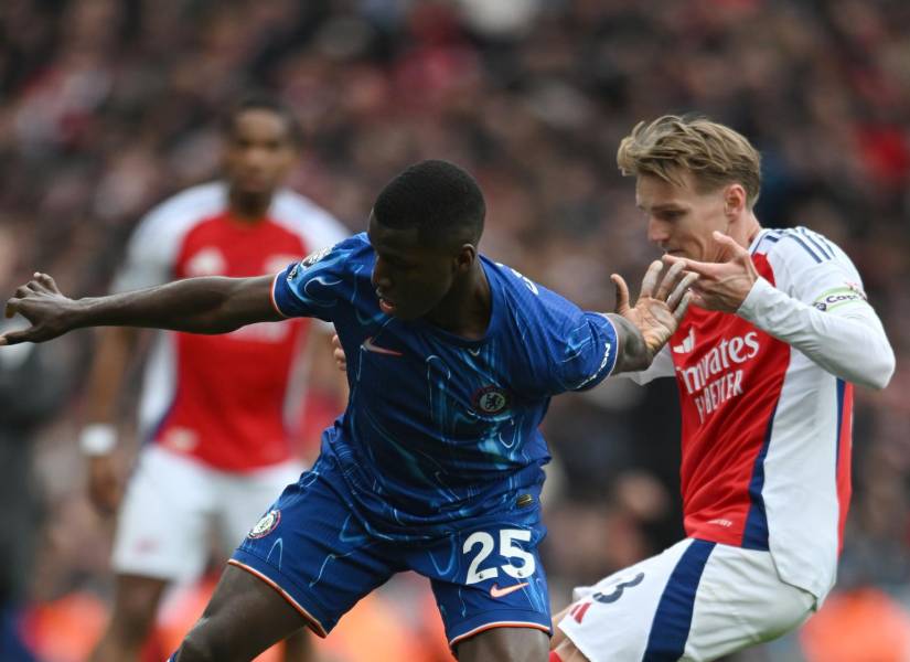 Chelsea de Moisés Caicedo cayó al Arsenal en la Premier League.