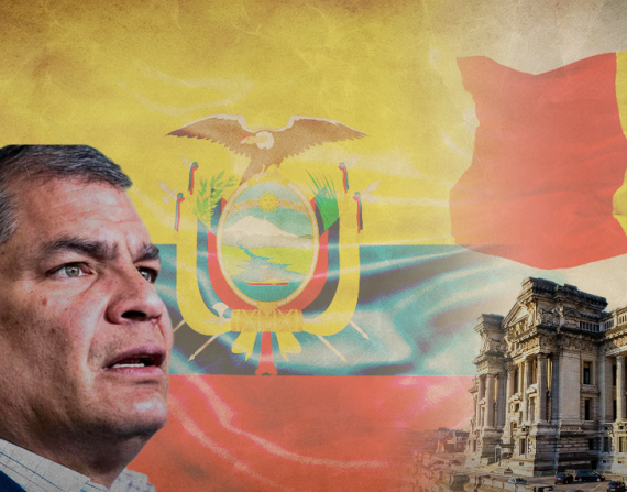 El expresidente Rafael Correa vive en Bélgica desde 2017.