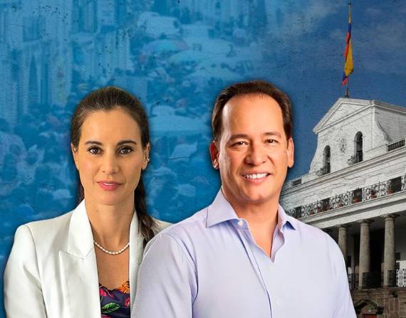 Henry Cucalón y Carla Larrea, la fórmula presidencial de Construye.