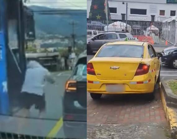 Un conductor de bus y un taxista cometieron infracciones de tránsito.