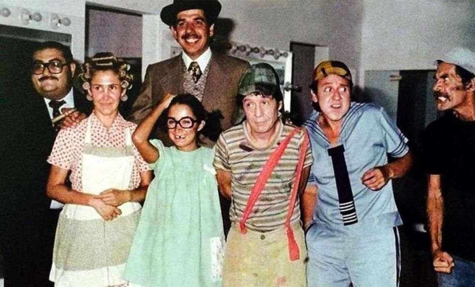 Comparten inédita foto del elenco de “El Chavo&quot;