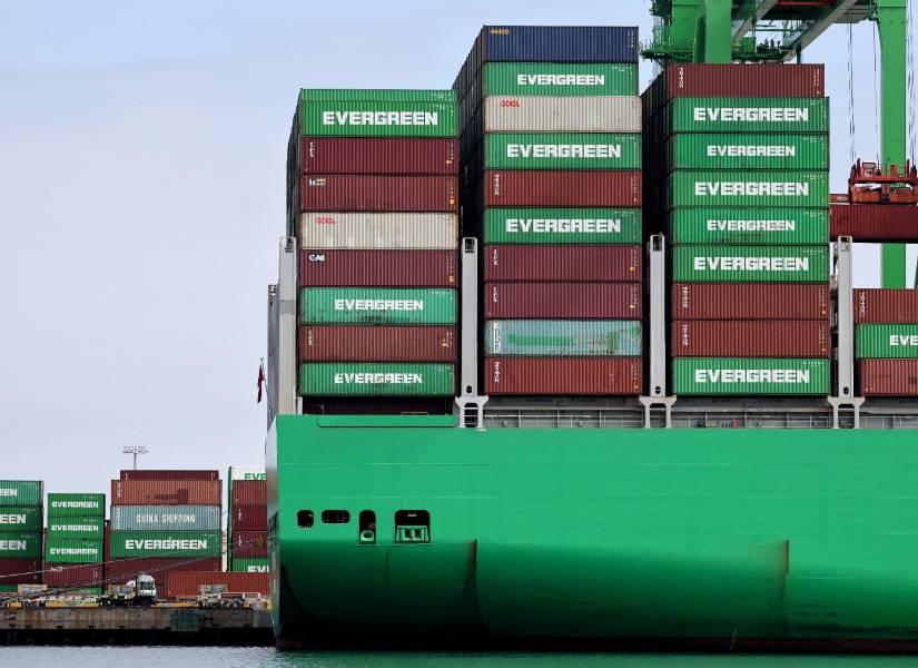 Imagen de contenedores en Estados Unidos.