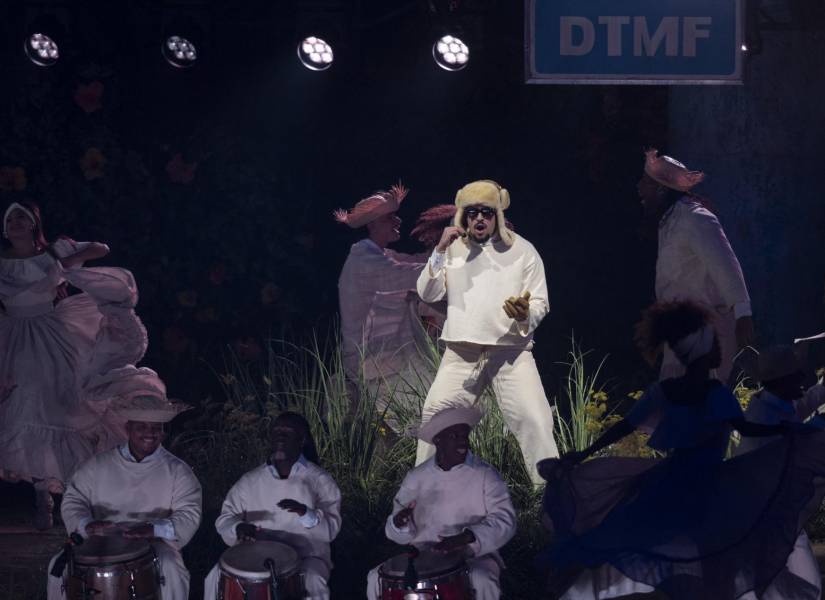 Imagen del 11 de julio de 2025, día de la inauguración de la residencia de Bad Bunny en Puerto Rico.