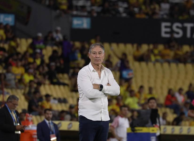 El entrenador de Barcelona SC, Ariel Holan, reconoció que no quedaron contentos con el empate ante el Aucas.