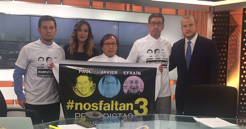 CIDH pide a Colombia y Ecuador &quot;garantizar la vida&quot; de los periodistas secuestrados