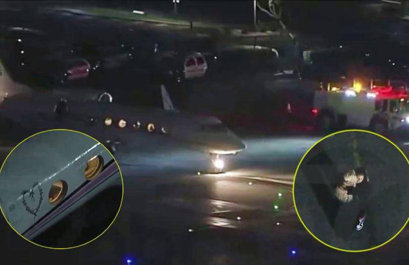 Imágenes del momento difundidas en redes sociales.