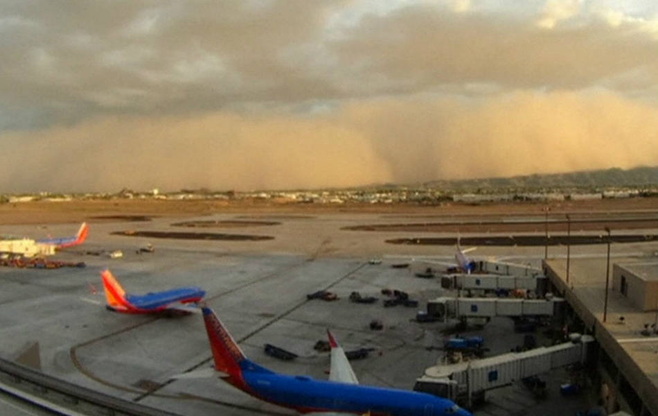Vea la impresionante tormenta de arena en Arizona