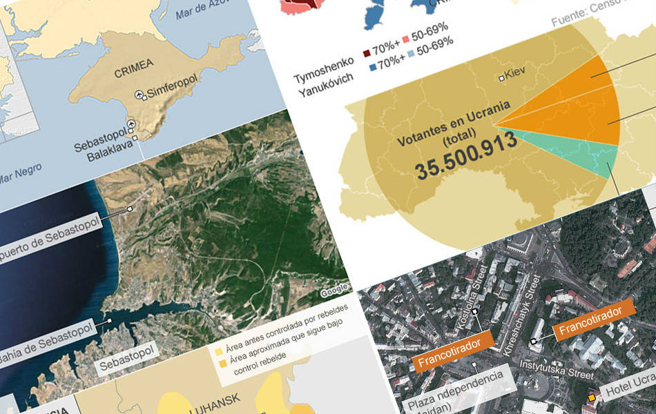 10 mapas que explican la crisis en Ucrania