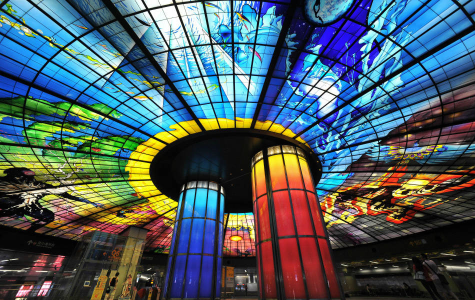 Las 7 estaciones de metro más bonitas del mundo