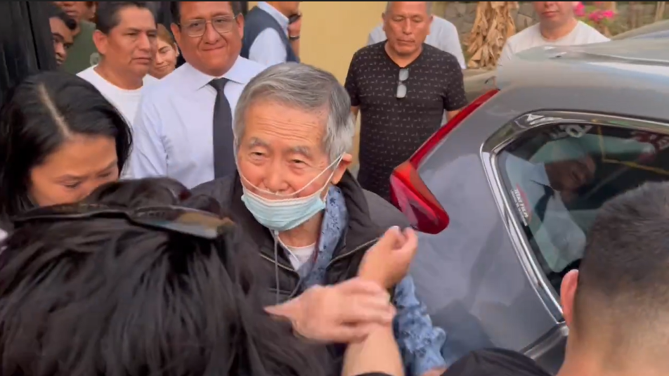 Alberto Fujimori, expresidente peruano condenado por violar derechos humanos, salió de prisión
