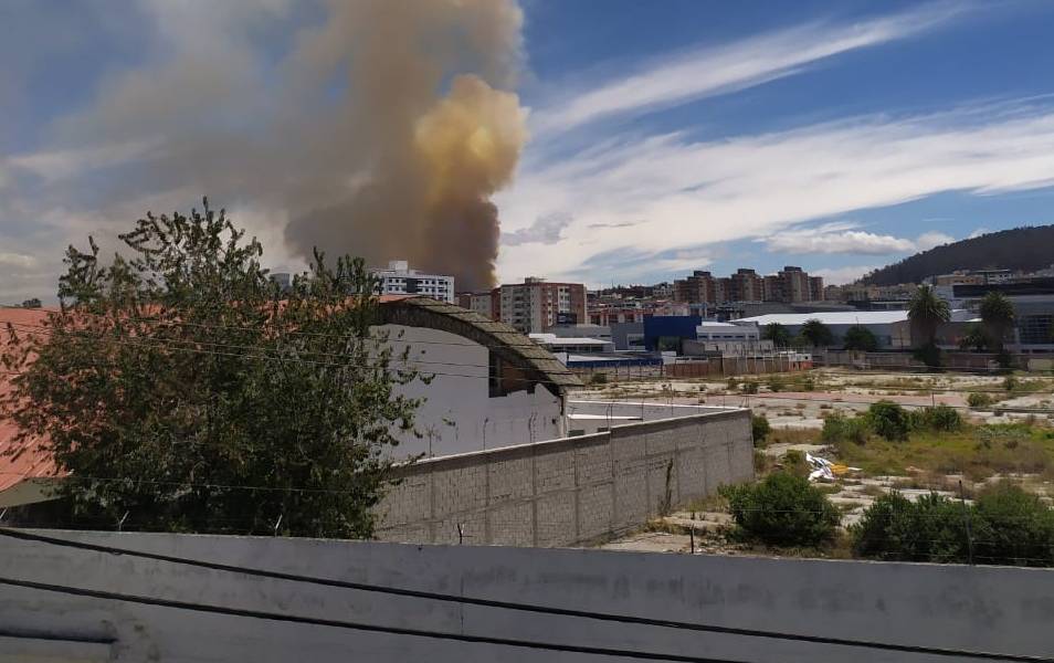 Se registra conato de incendio en El Inca, Quito