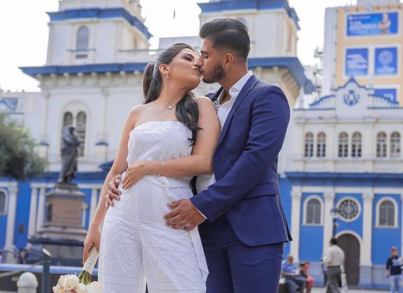 Emma Guerrero y Fernando Zúñiga se casaron en abril de 2021.